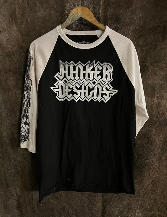 Junker Designs Black Raglan T-Shirt - junkerdesigns