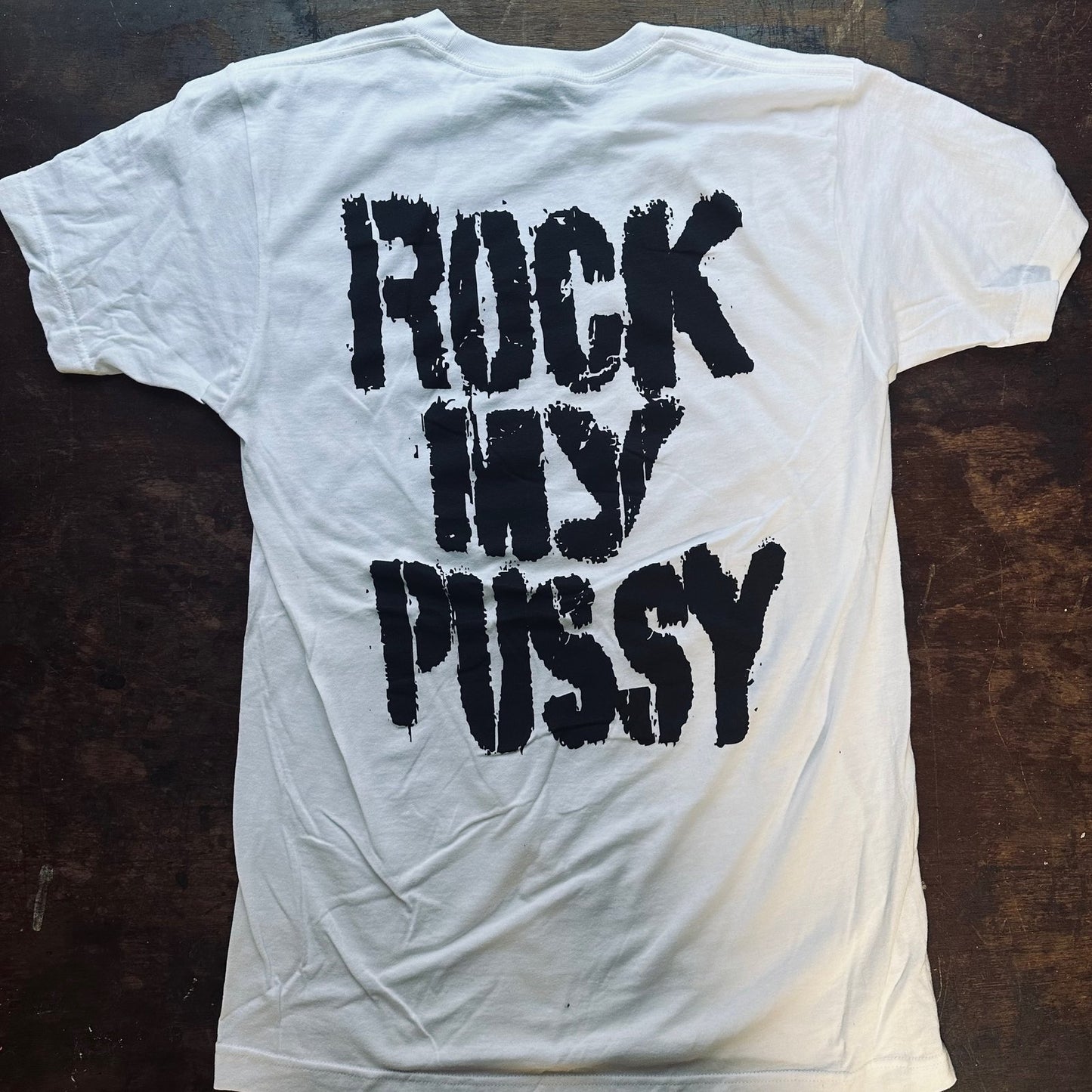 PeeWicious White T - junkerdesigns