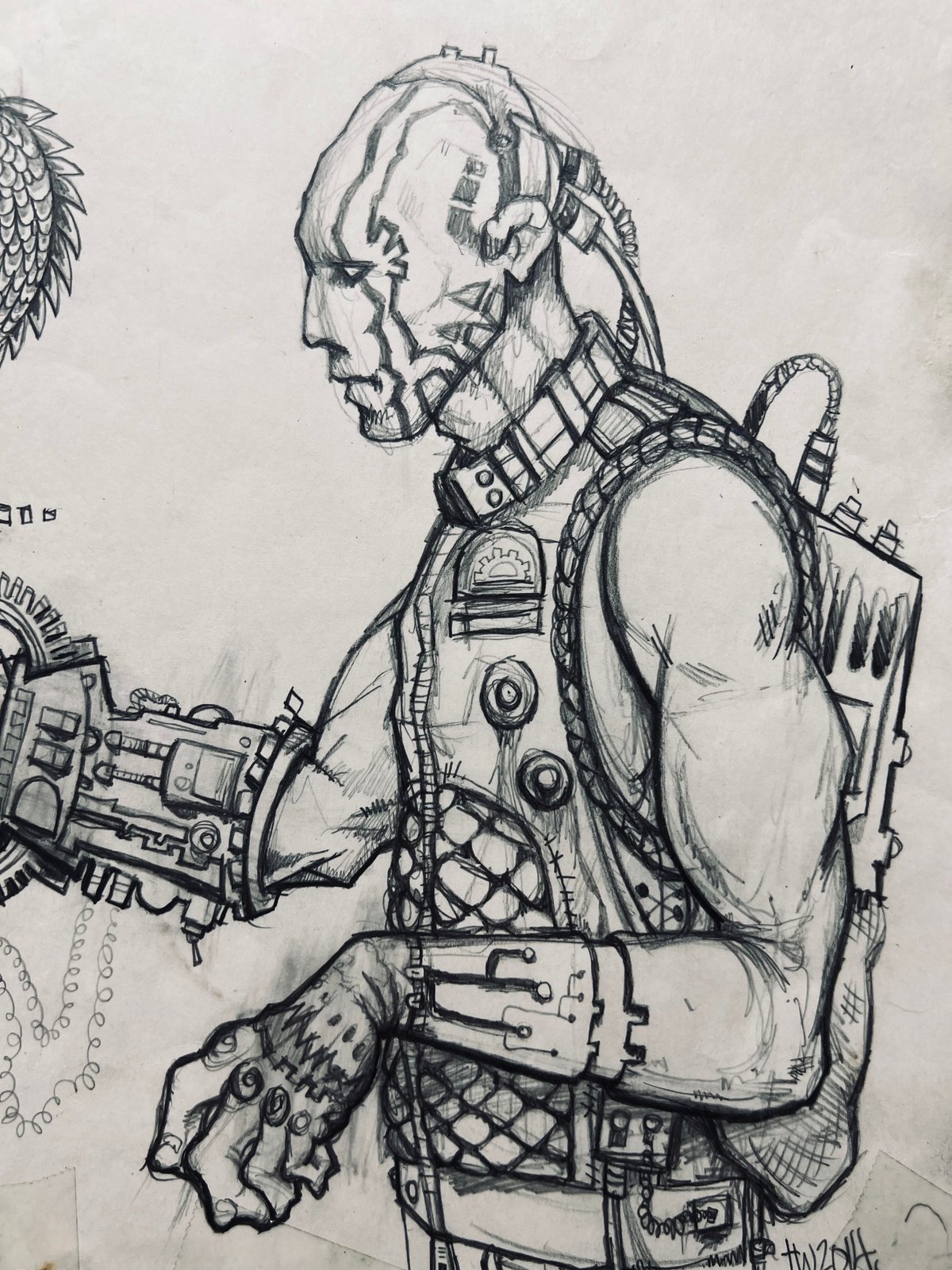 Priest with Staff - junkerdesigns