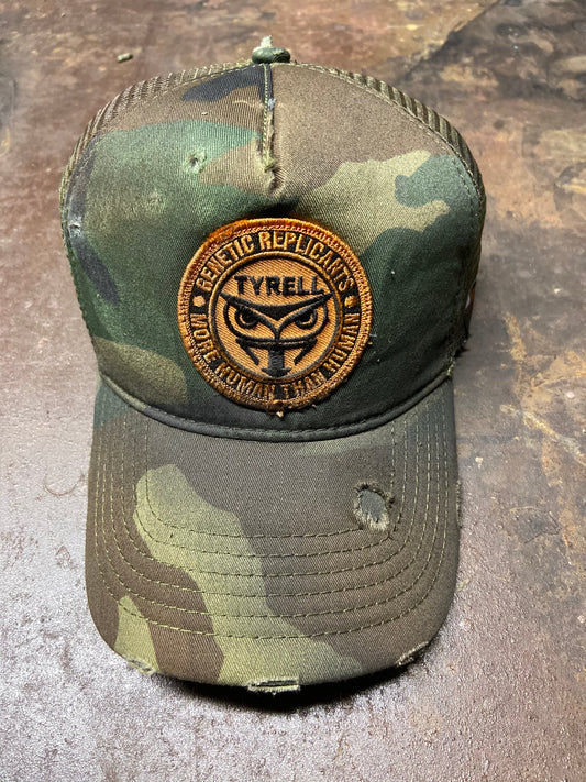 Tyrell Yellow SnapBack in Camo and Orange