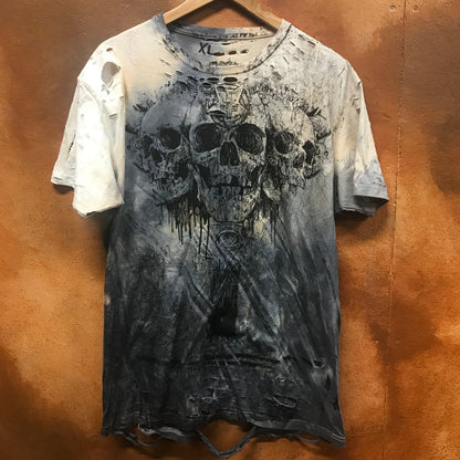 Faded Grey Skull