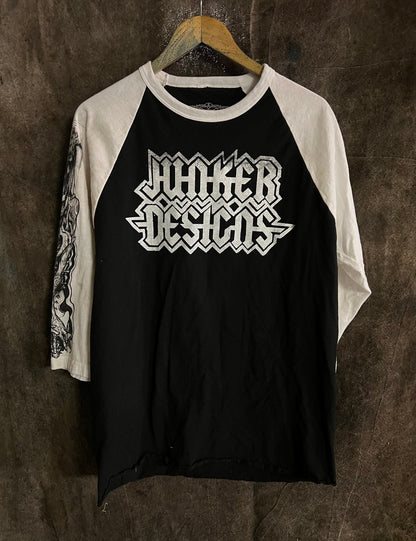 Black Raglan