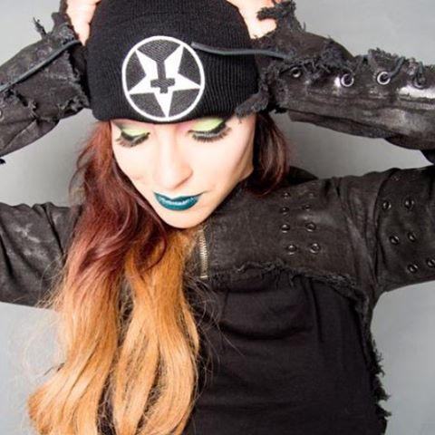Always fun @sunny_suicide in a #hellstar #knitcap and #black #denim #shrug with #hardware . Made to order.  #germany #france #norway #sweden #russia #finland #england #france #canada #fashion #beanie online now #WEARITLOUD